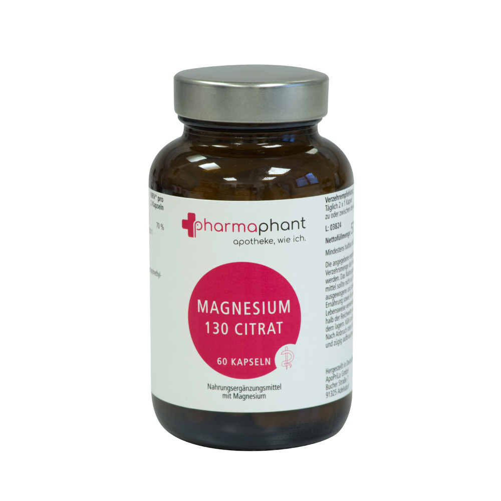 pharmaphant Magnesium 130mg Citrat Kapseln pharmaphant Magnesium 130mg Citrat Kapseln